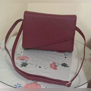 Pudu Designs Red Envelope Style Crossbody Bag